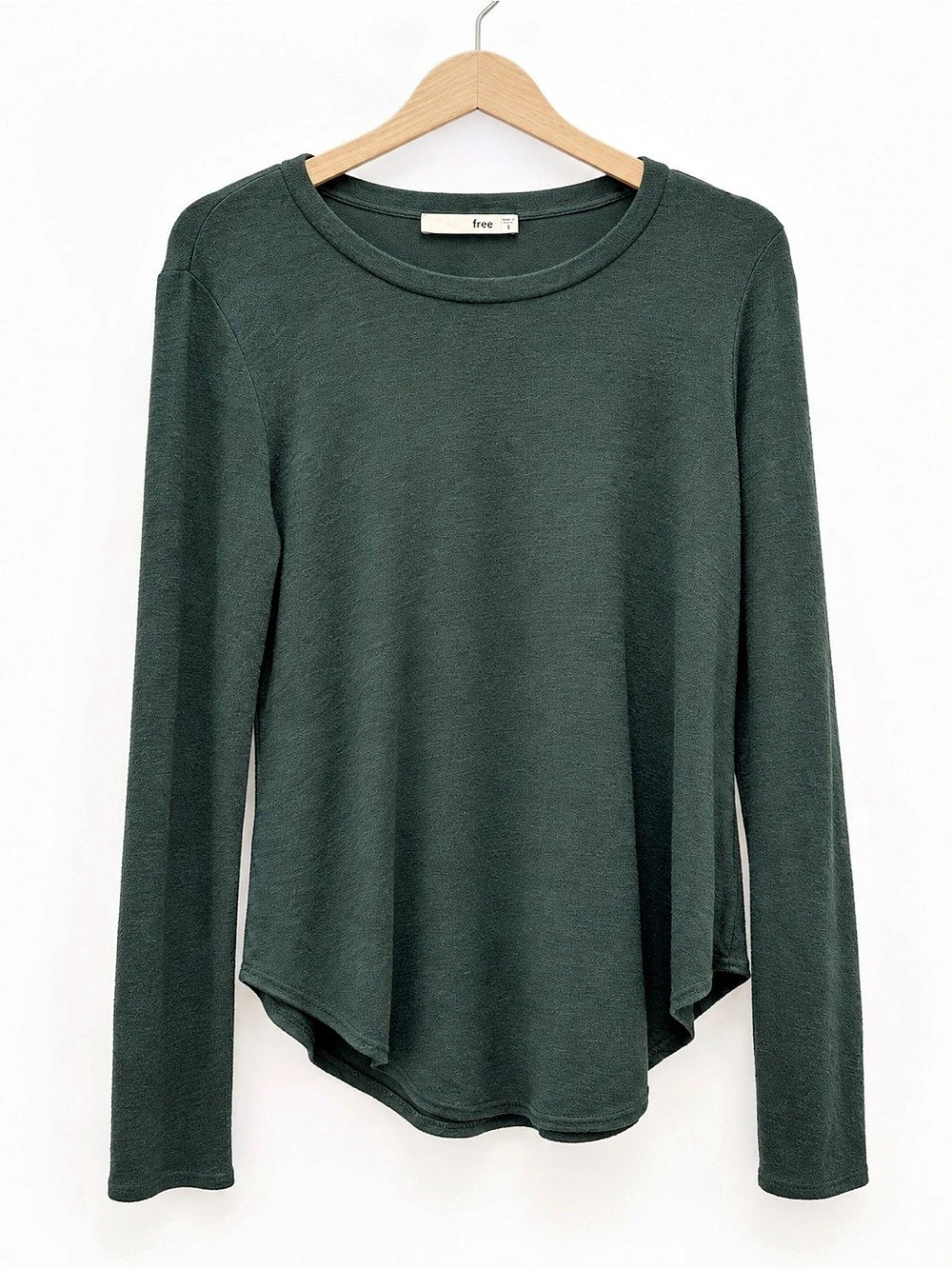 Wilfred Free Aritzia Forest Green Long Sleeve Knit Top XS